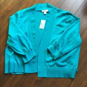 NWT Aqua Shrug